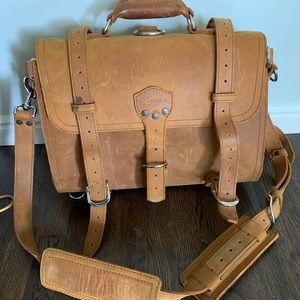 Saddleback Leather Co. medium classic briefcase.